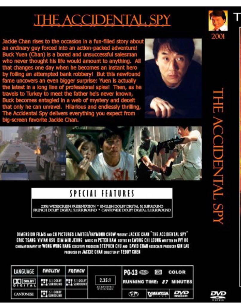 Accidental Spy, The DVD movie collectible [Barcode 1368547940135] - Main Image 2