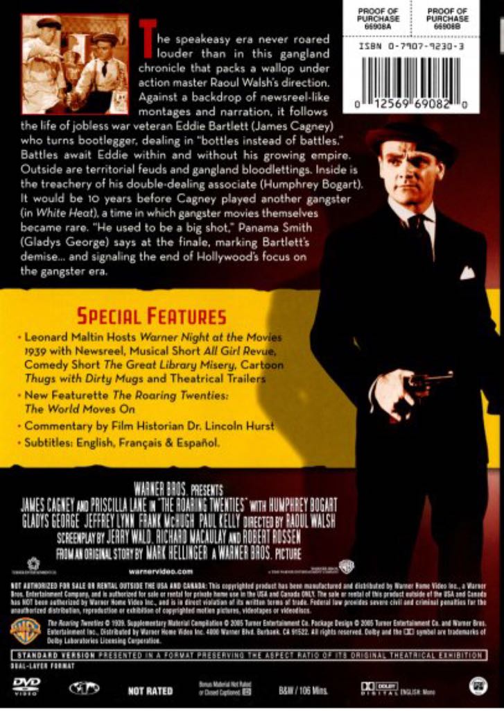 The Roaring Twenties (4k Criterion Collection) 4K Ultra HD movie collectible [Barcode 7321932669084] - Main Image 2