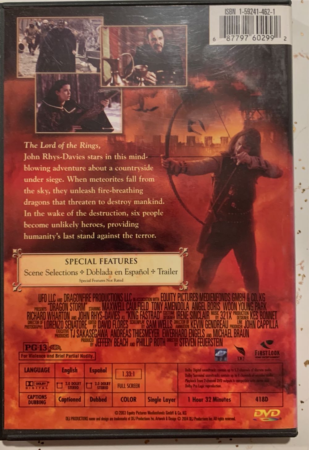 Dragon Storm Video CD movie collectible [Barcode 687797602992] - Main Image 2