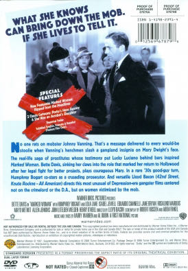 Marked Woman DVD movie collectible [Barcode 012569678859] - Main Image 2