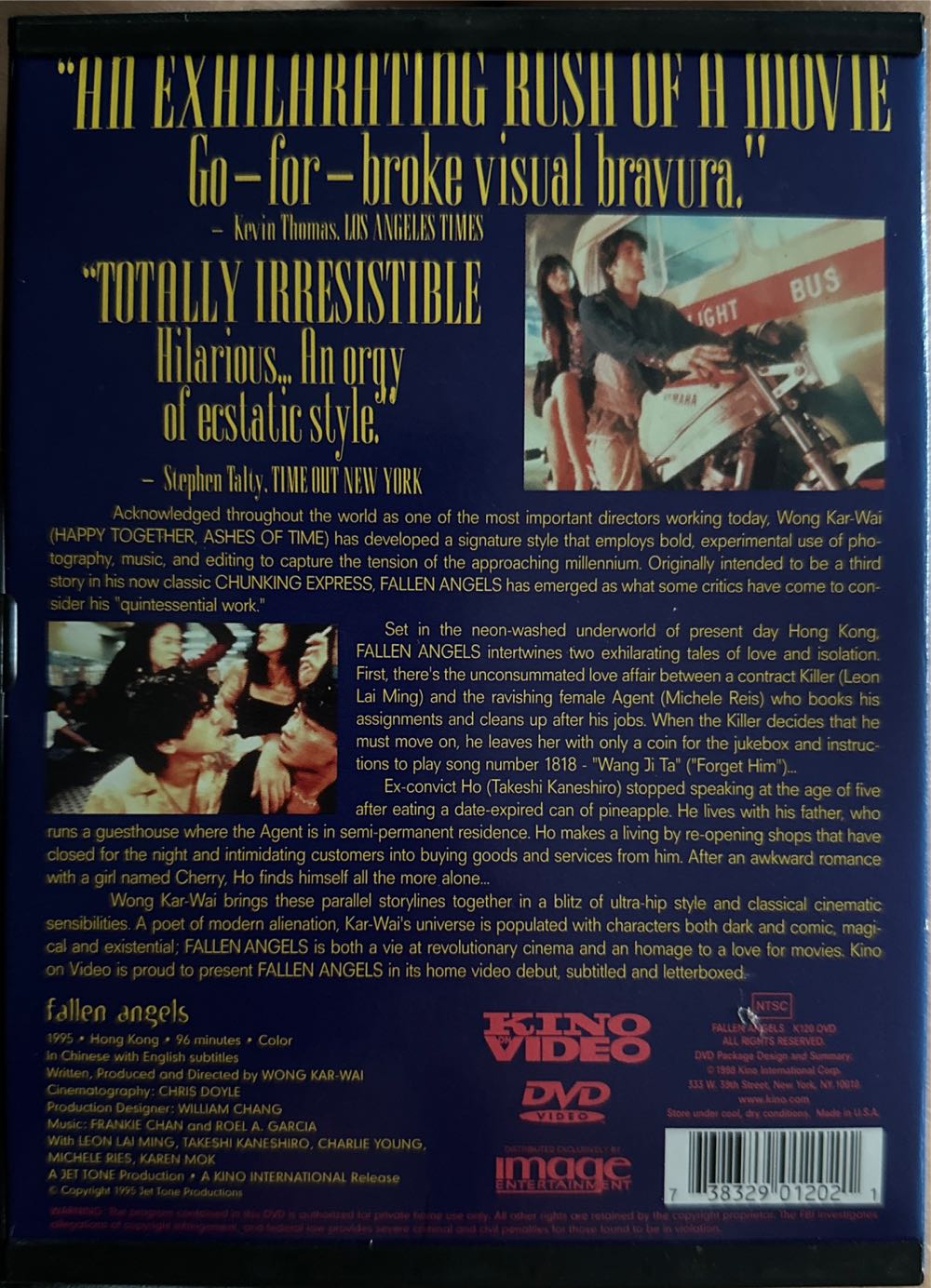 Fallen Angels DVD movie collectible [Barcode 738329012021] - Main Image 2