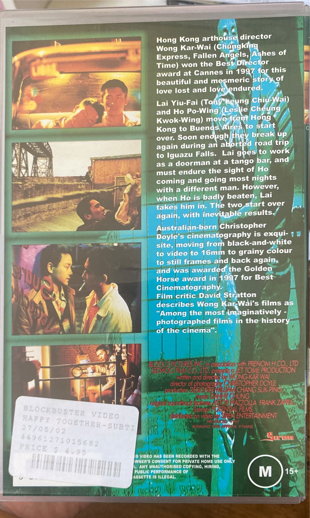 Happy Together VHS movie collectible [Barcode 5021866402307] - Main Image 2