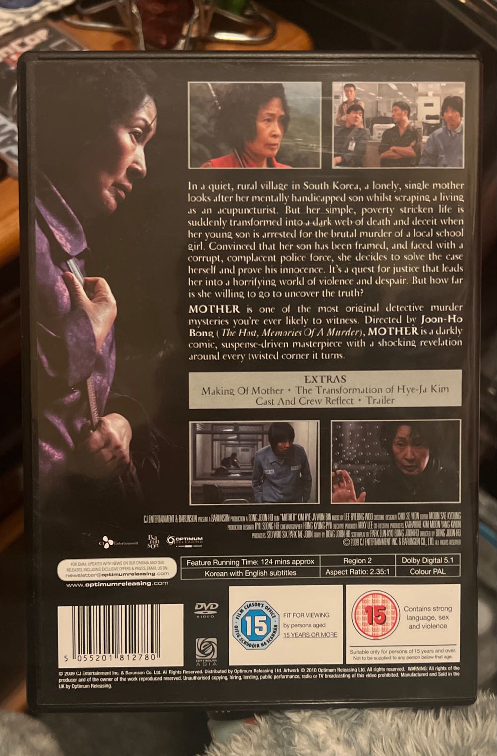 Mother DVD movie collectible [Barcode 5055201812780] - Main Image 2