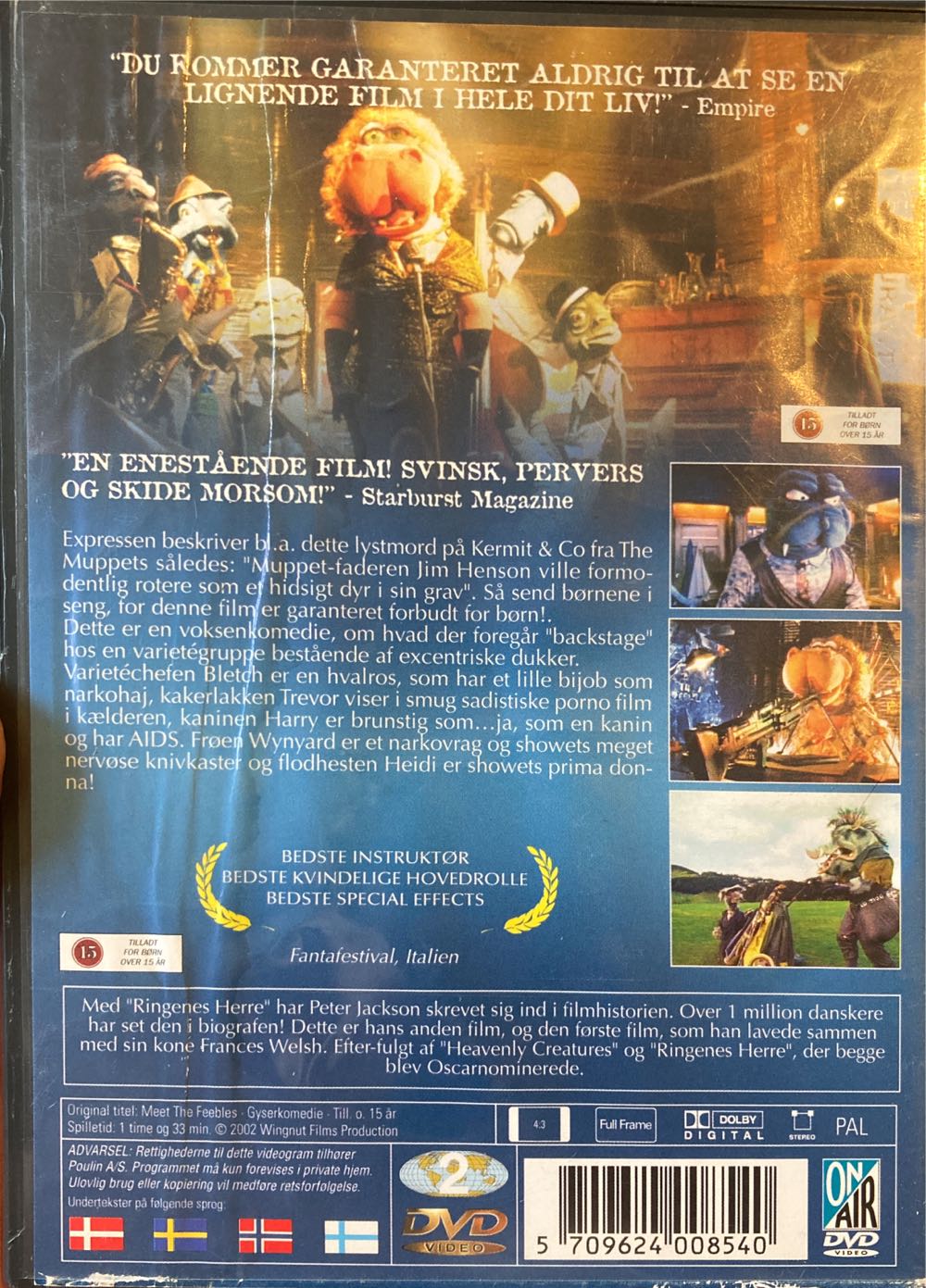 Meet the Feebles DVD movie collectible [Barcode 5709624008540] - Main Image 2