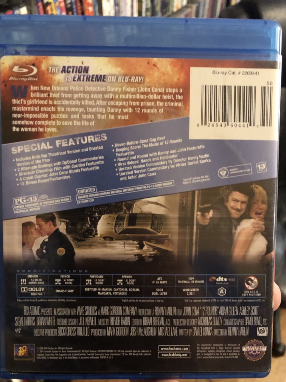 12 Rounds Blu-ray movie collectible [Barcode 024543604419] - Main Image 2
