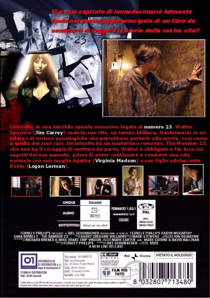 Number 23 DVD movie collectible - Main Image 2