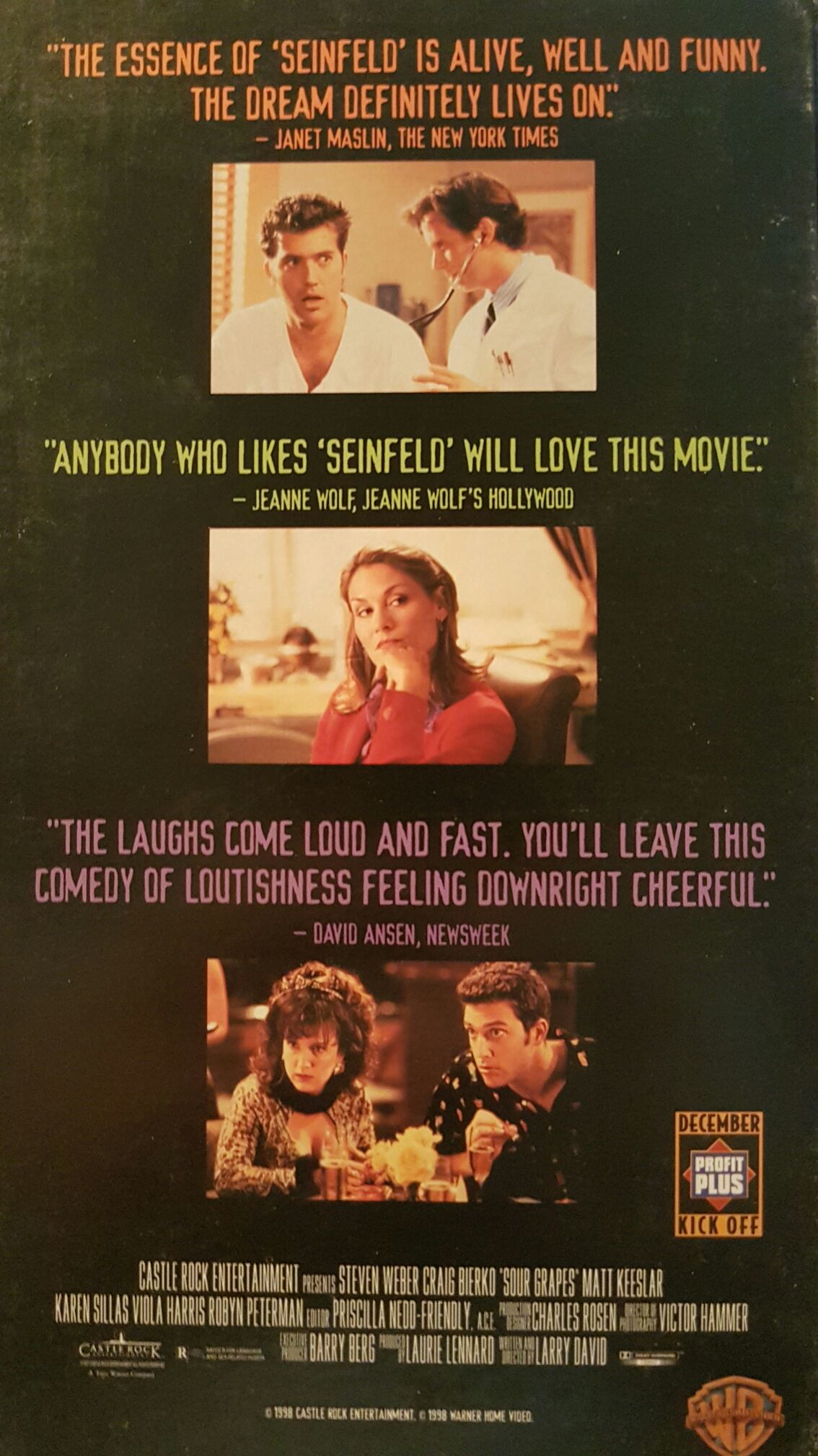 Sour Grapes DVD movie collectible [Barcode 053939273526] - Main Image 2