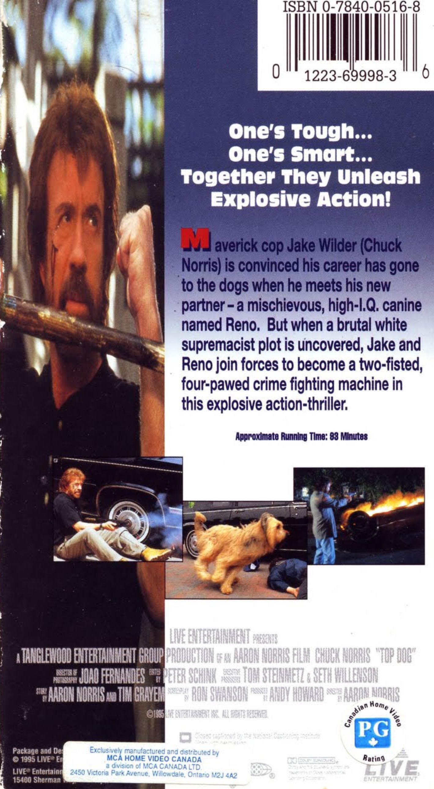 Top Dog DVD movie collectible [Barcode 012236112785] - Main Image 2