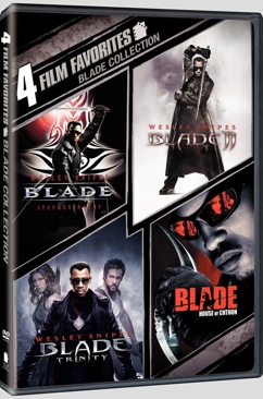 4 Film Favorites: Blade Collection: Blade / Blade 2 / Blade Trinity / Blade House Of Chthon DVD movie collectible [Barcode 9404313222] - Main Image 1