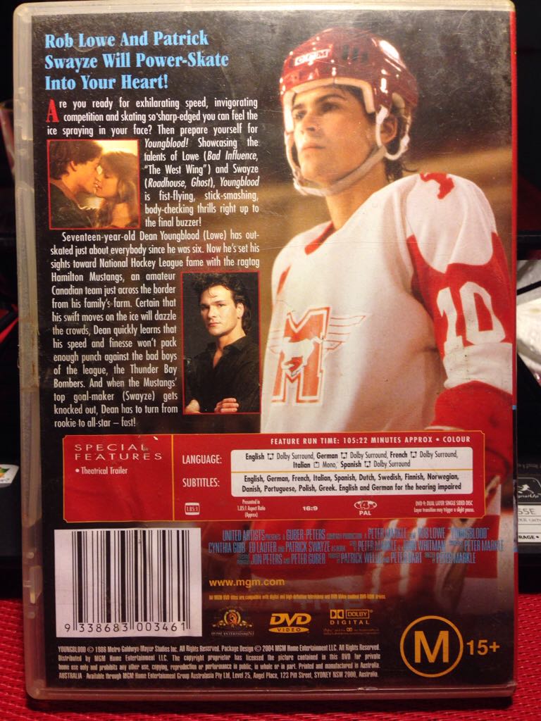 Youngblood DVD movie collectible [Barcode 9338683003461] - Main Image 2