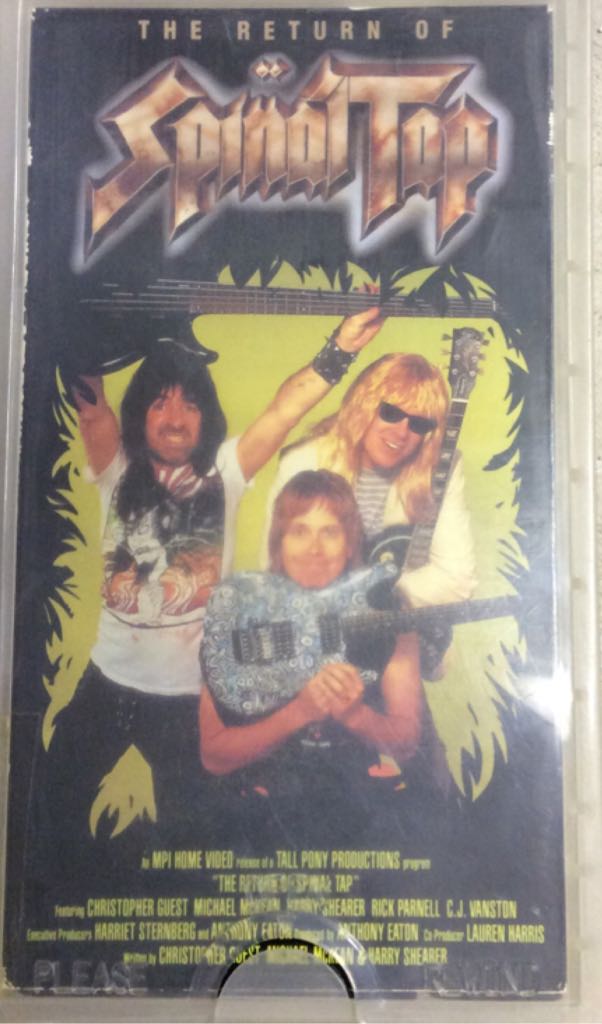 The Return of Spinal Tap VHS movie collectible [Barcode 030306626635] - Main Image 1