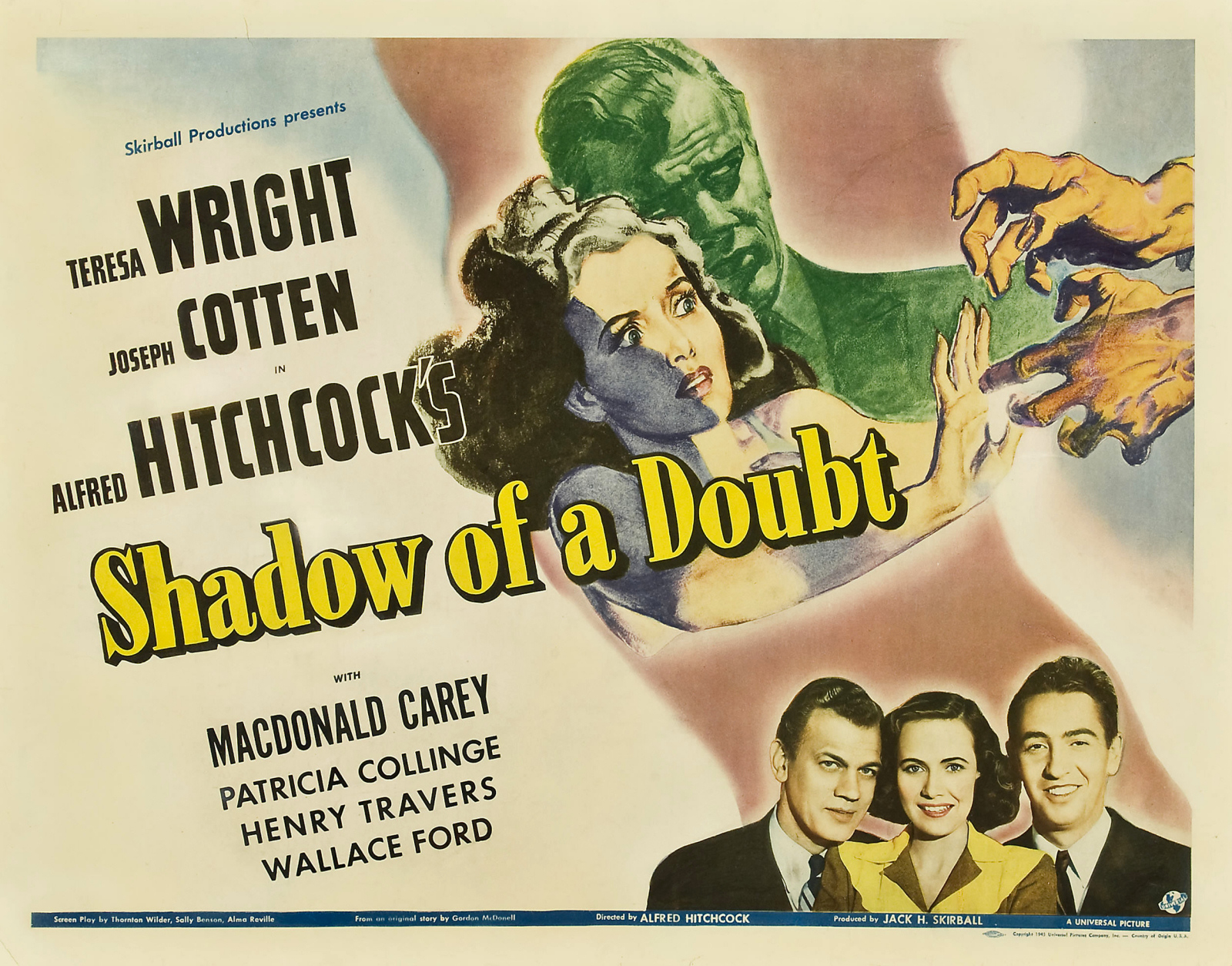 Shadow of a Doubt Blu-ray movie collectible [Barcode 025192182655] - Main Image 4