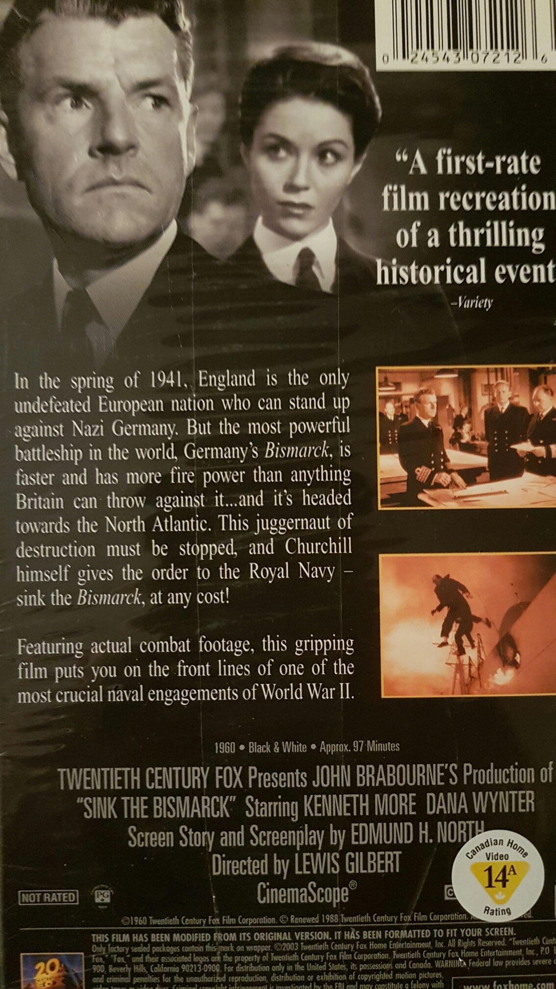 Sink the Bismarck VHS movie collectible [Barcode 086162181238] - Main Image 2