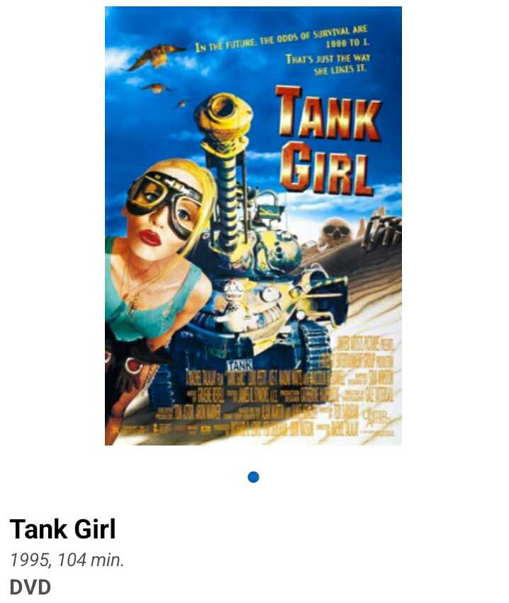 Tank Girl DVD movie collectible [Barcode 883904169611] - Main Image 2