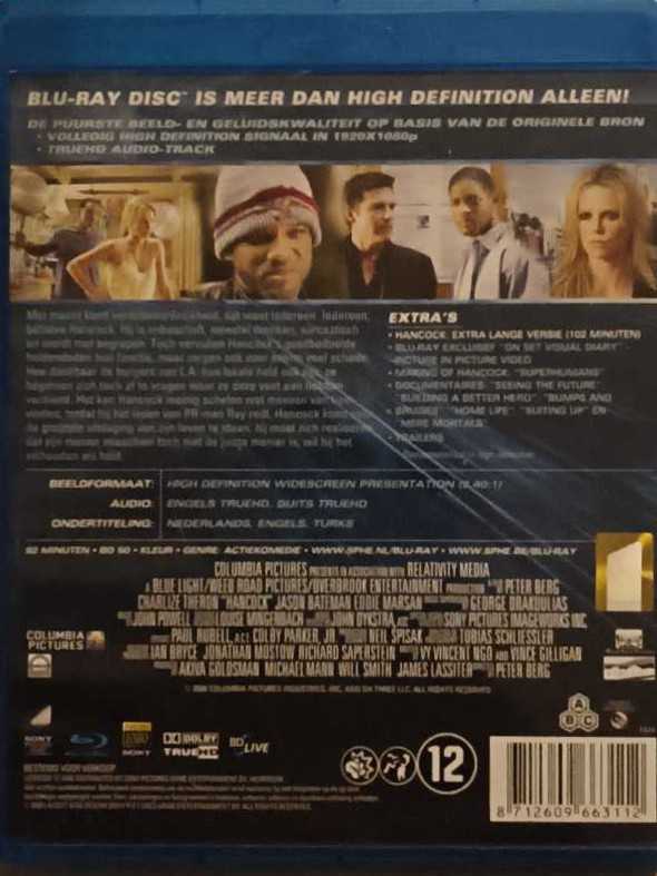 Hancock Blu-ray movie collectible [Barcode 8712609663112] - Main Image 4