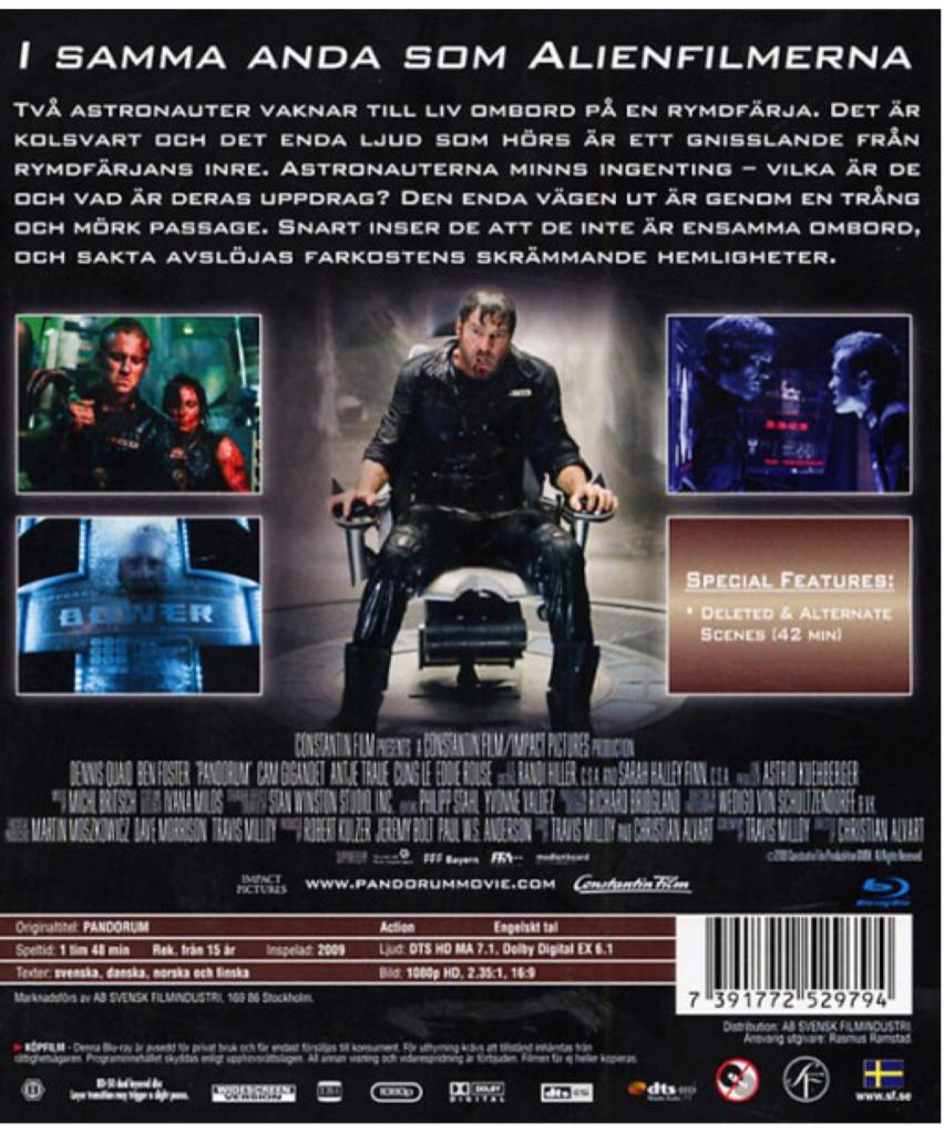Pandorum Digital Copy movie collectible [Barcode 7036984600953] - Main Image 2