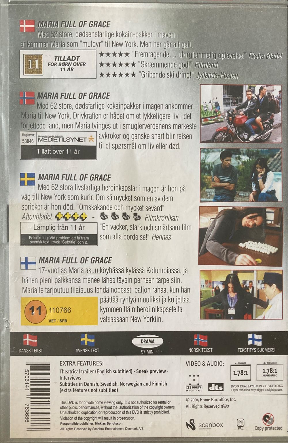 Maria Full of Grace VHS movie collectible [Barcode 5706141763686] - Main Image 2