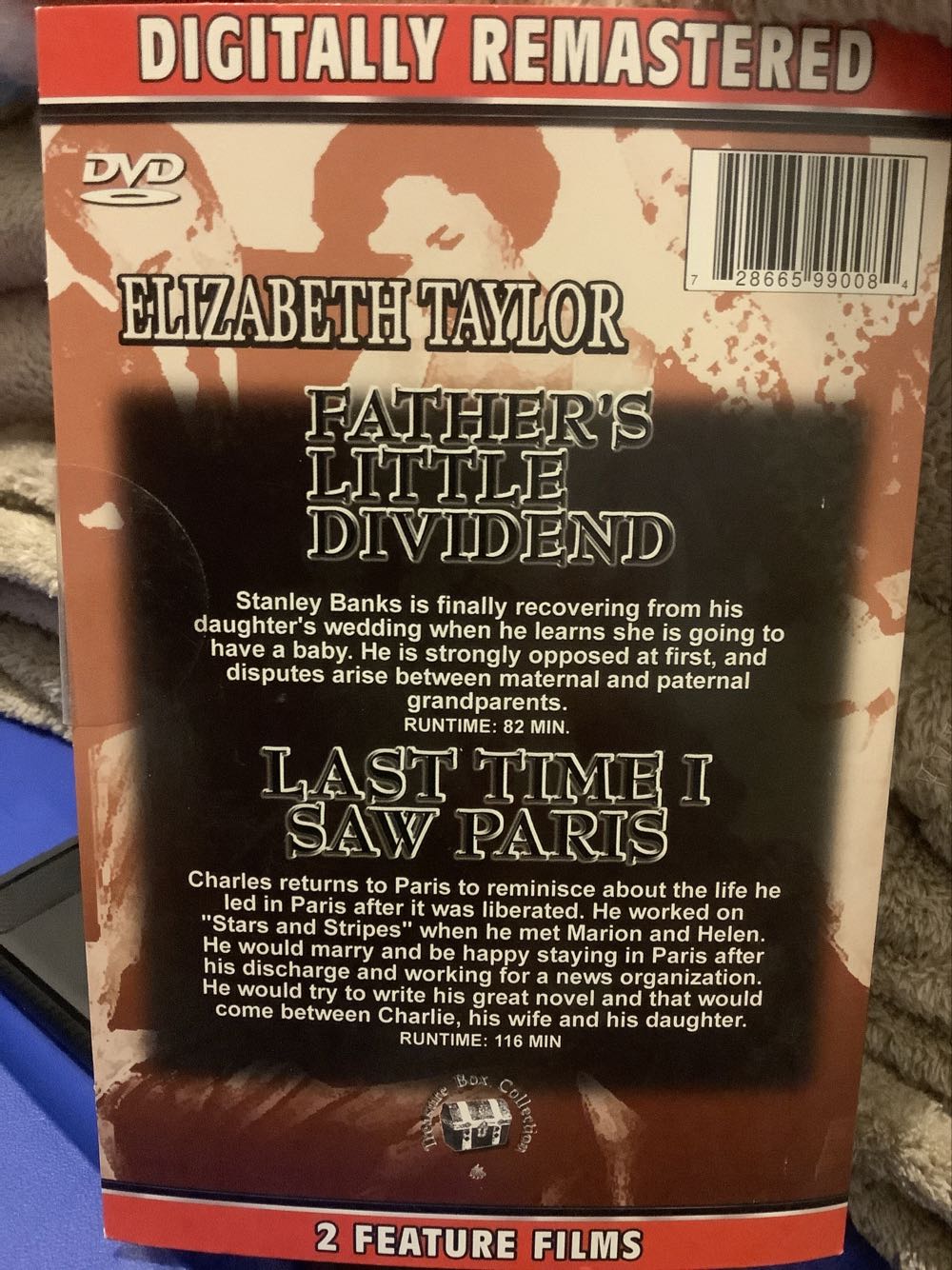 The Last Time I Saw Paris DVD movie collectible [Barcode 090328900755] - Main Image 3