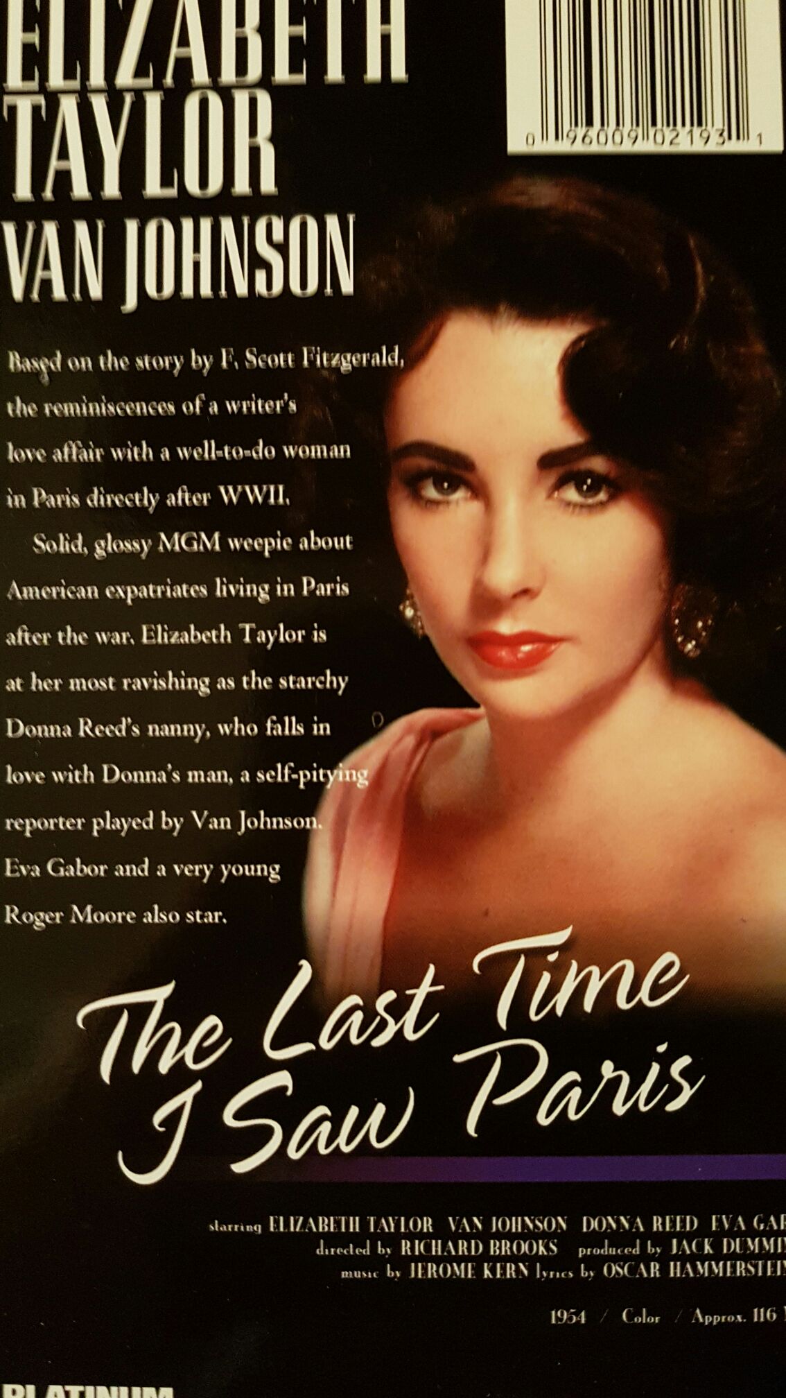 Last Time I Saw Paris & Man On The Eiffl Tower DVD movie collectible [Barcode 9325425015721] - Main Image 2