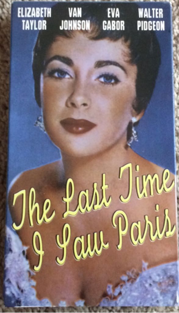 The Last Time I Saw Paris VHS movie collectible - Main Image 1