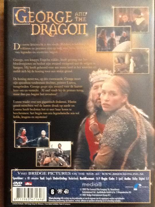 George And The Dragon DVD movie collectible [Barcode 8711983471696] - Main Image 2