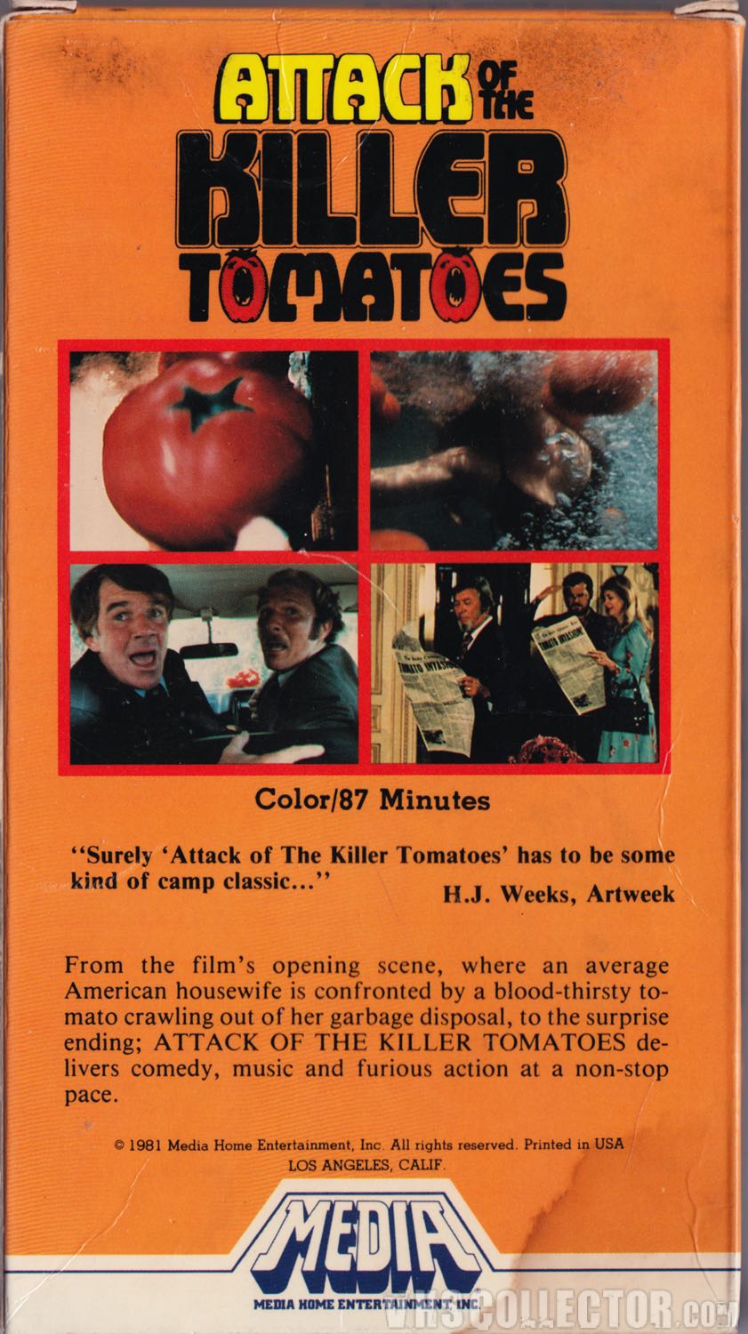 Attack of the Killer Tomatoes Digital Copy movie collectible [Barcode 083130301377] - Main Image 2