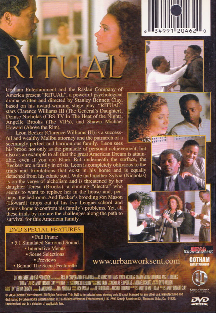 Ritual DVD movie collectible [Barcode 634991204620] - Main Image 2