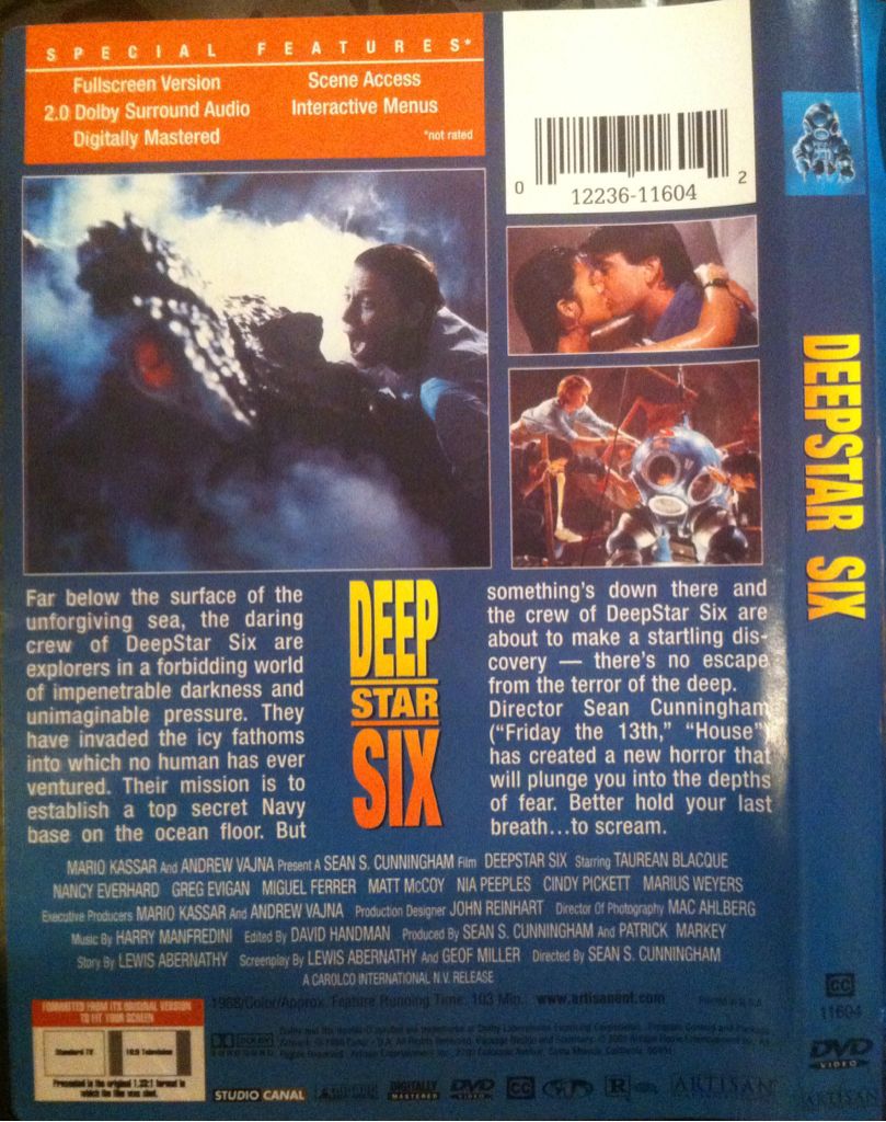 DeepStar Six DVD movie collectible [Barcode 012236116042] - Main Image 2