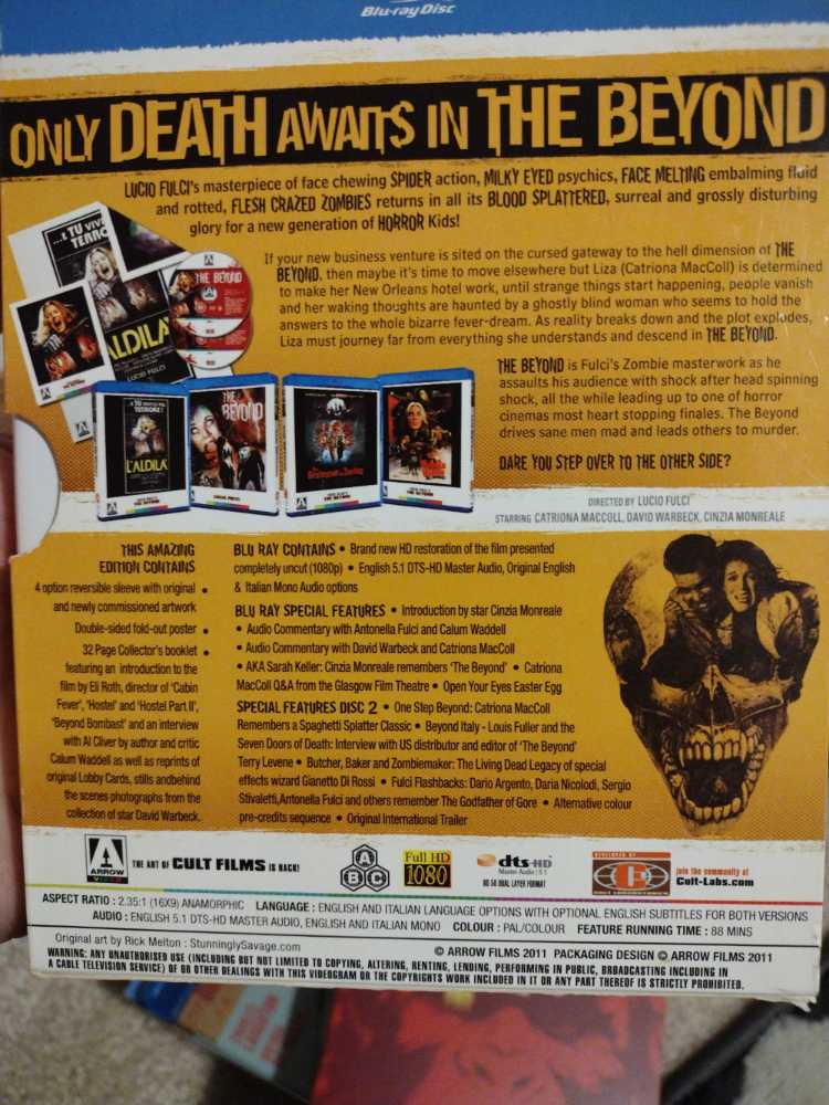 Beyond, The (Window Edition) Blu-ray movie collectible [Barcode 5027035006642] - Main Image 2