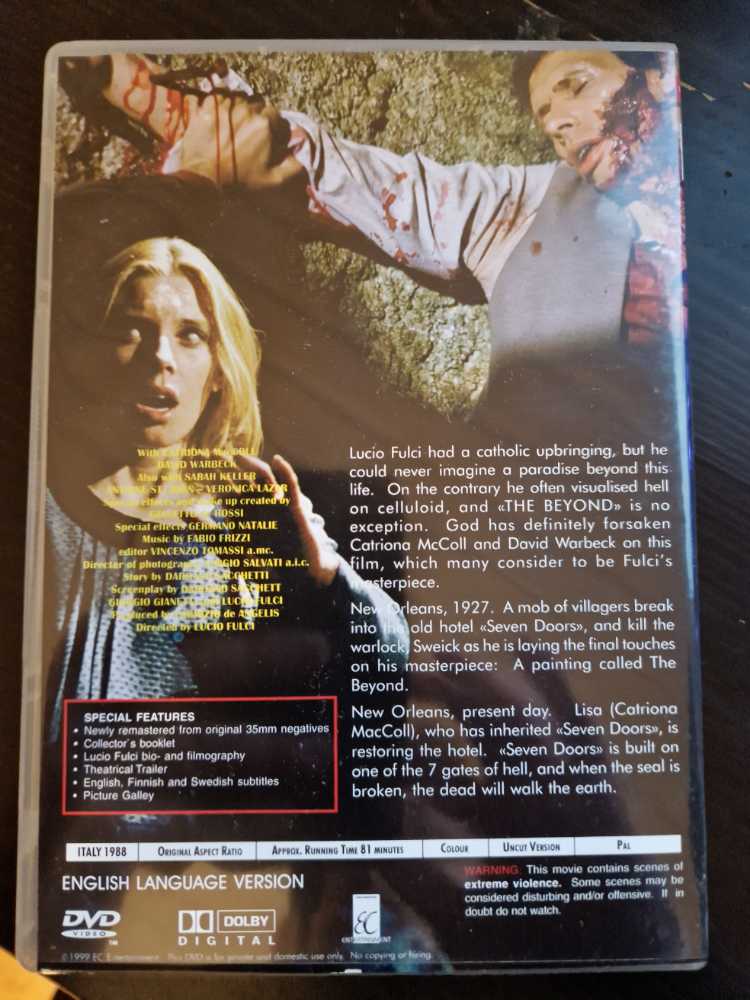 The Beyond DVD movie collectible [Barcode 8809023054043] - Main Image 2