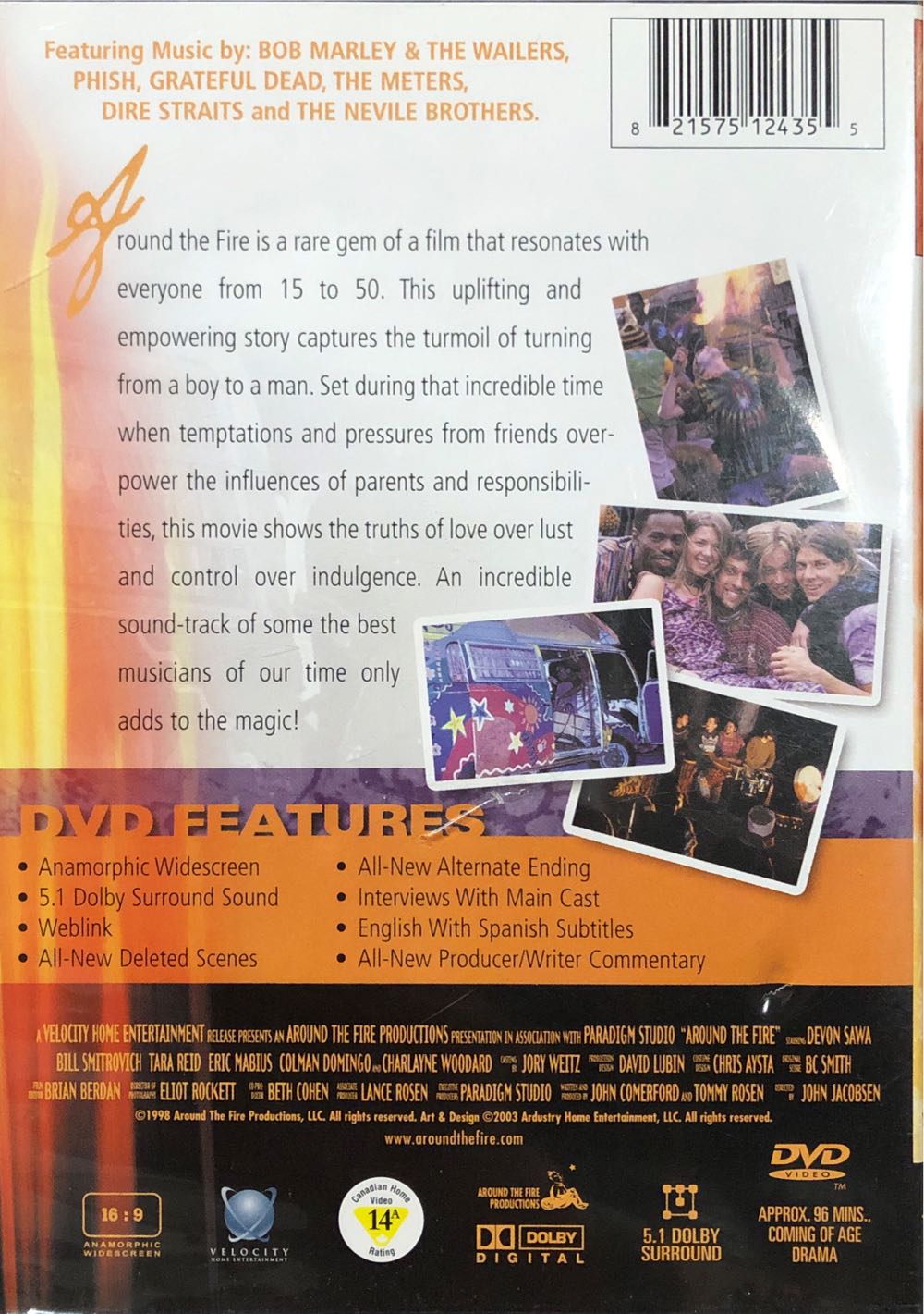 Around The Fire DVD movie collectible [Barcode 821575124355] - Main Image 2