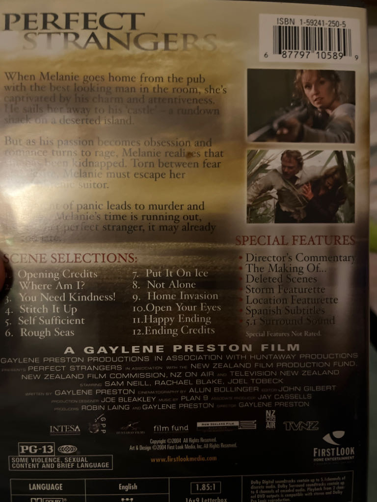 Perfect Strangers DVD movie collectible [Barcode 687797105899] - Main Image 2