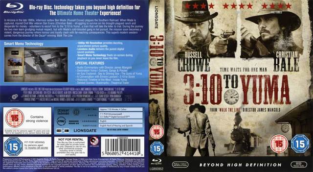 3:10 to Yuma Blu-ray movie collectible [Barcode 031398221890] - Main Image 2