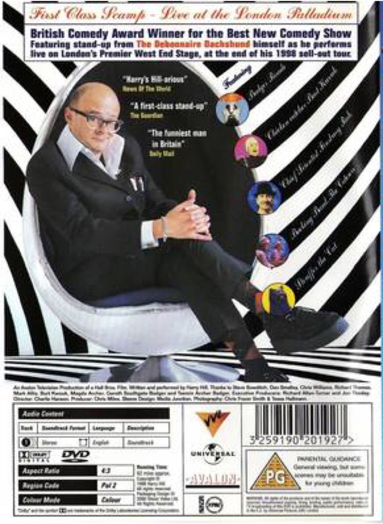 Harry Hill - First Class Scamp DVD movie collectible [Barcode 3259190201927] - Main Image 2