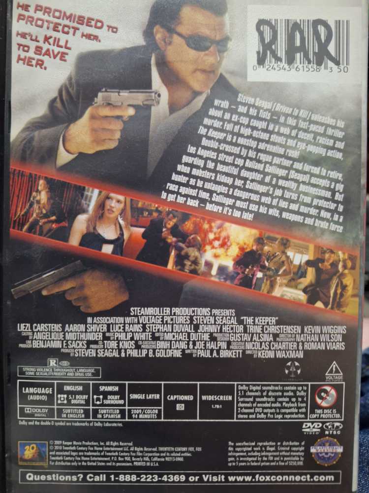 The Keeper DVD movie collectible [Barcode 8032442219674] - Main Image 2