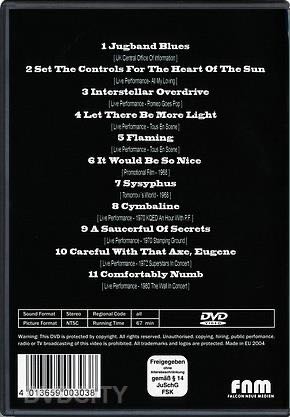 Pink Floyd - Live Anthology DVD movie collectible [Barcode 4013659003038] - Main Image 2