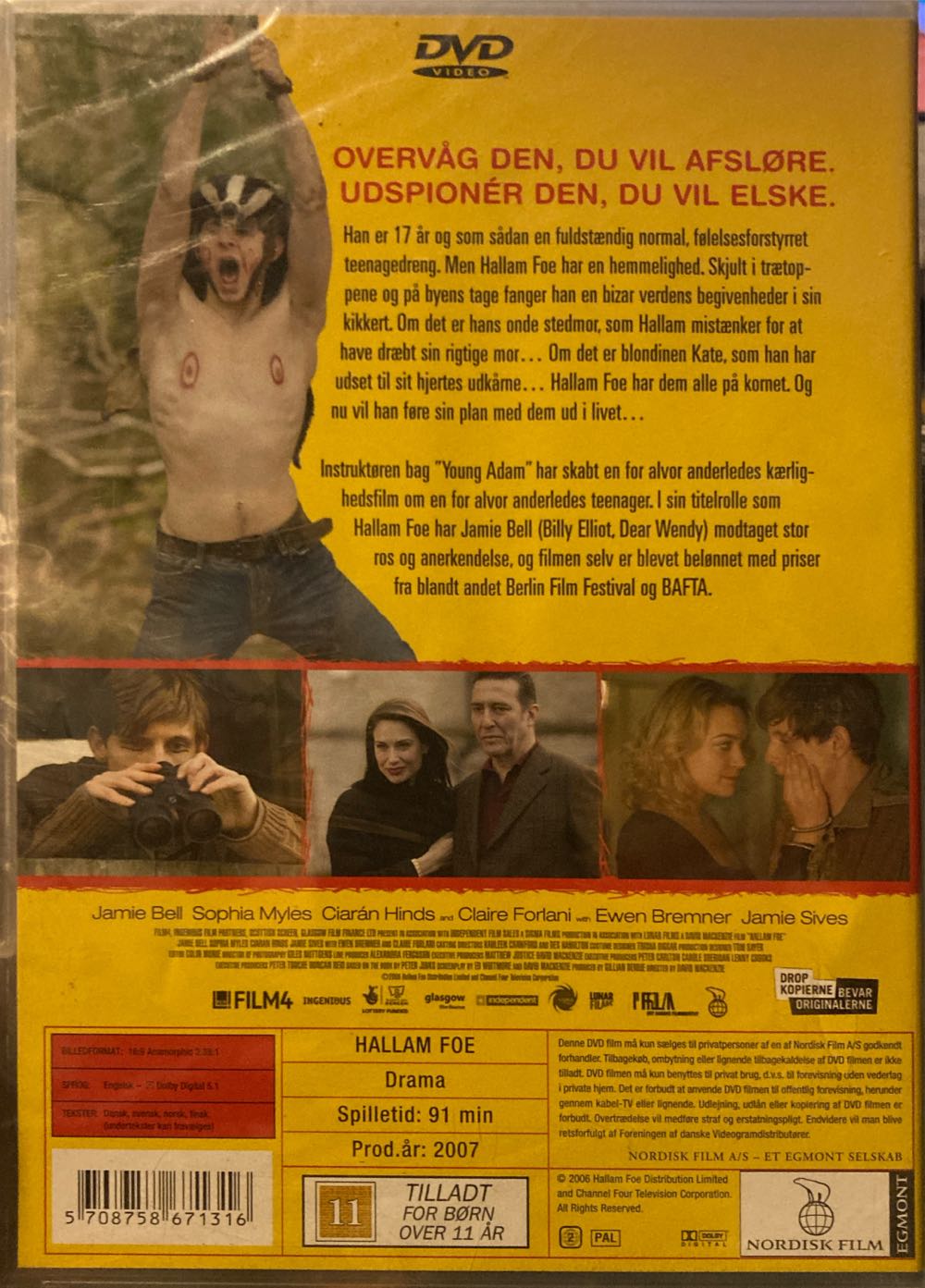 Hallam Foe DVD movie collectible [Barcode 5708758671316] - Main Image 2