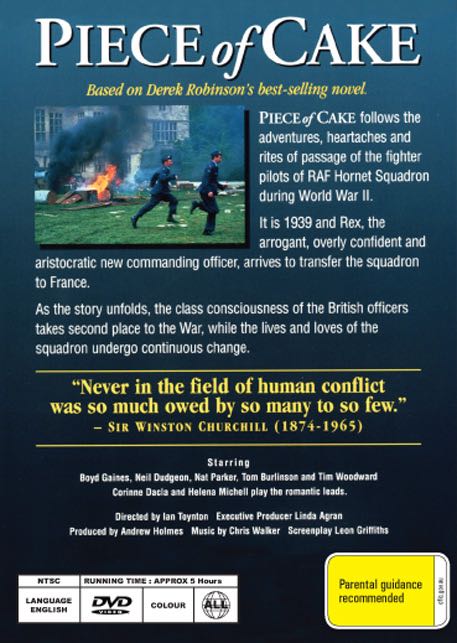 Piece Of Cake DVD movie collectible [Barcode 066805310478] - Main Image 2