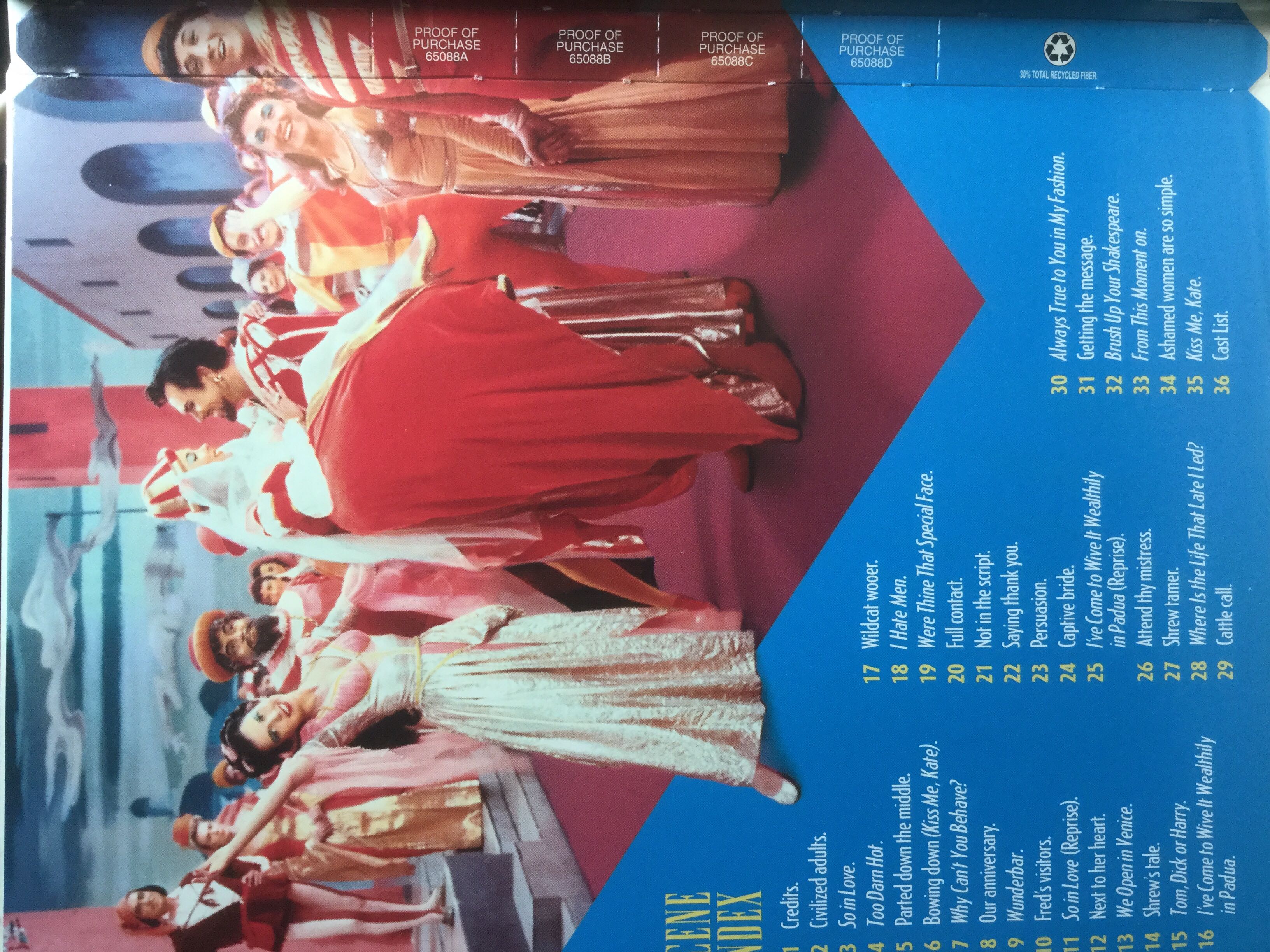 Kiss Me Kate DVD movie collectible [Barcode 012569508828] - Main Image 3