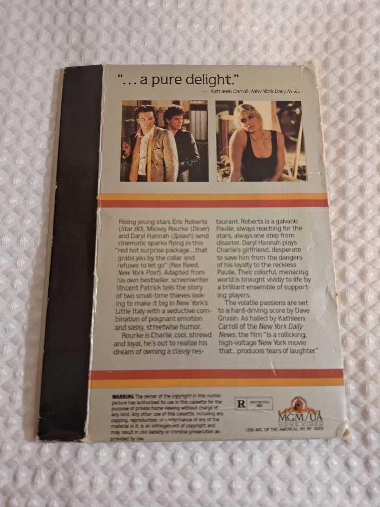 Pope of Greenwich Village,The (1984) (Big Box) VHS movie collectible [Barcode 027616515636] - Main Image 2