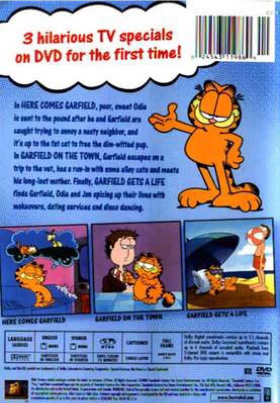 Garfield As Himself DVD movie collectible [Barcode 9321337040868] - Main Image 2