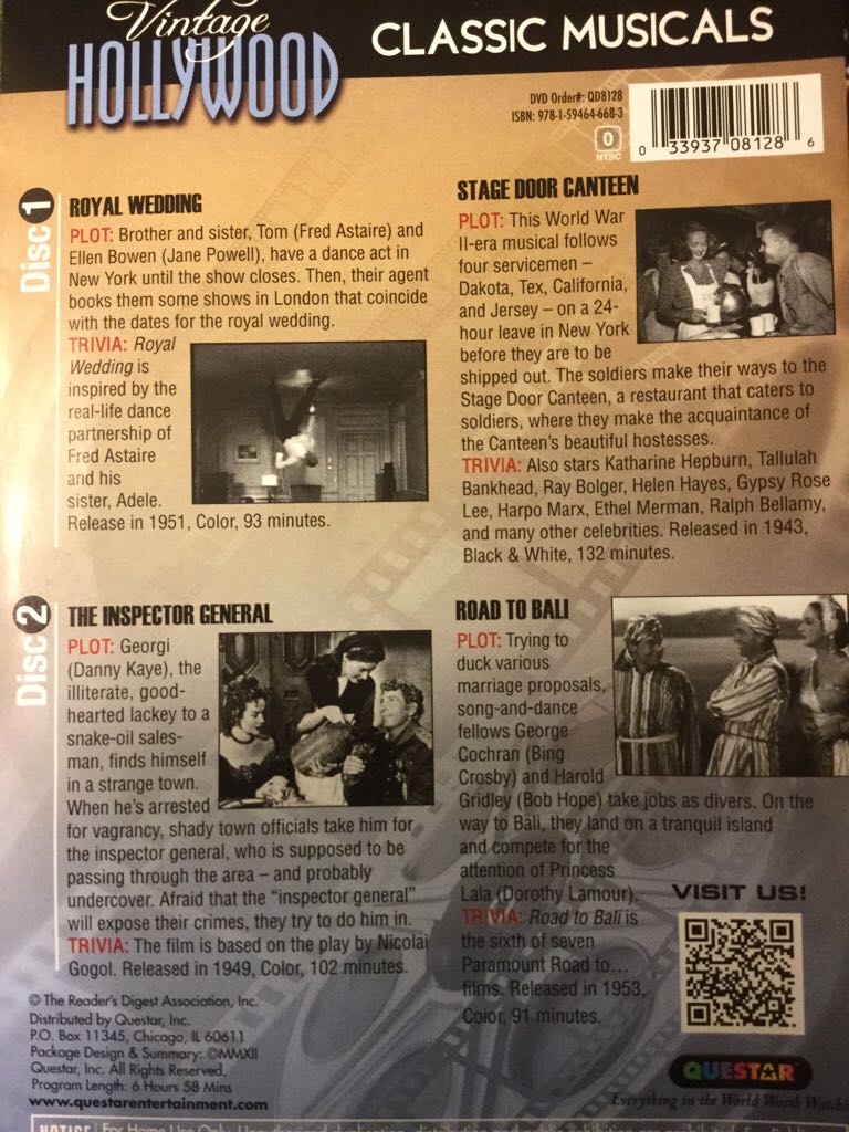 Road to Bali DVD movie collectible [Barcode 5060033471593] - Main Image 2