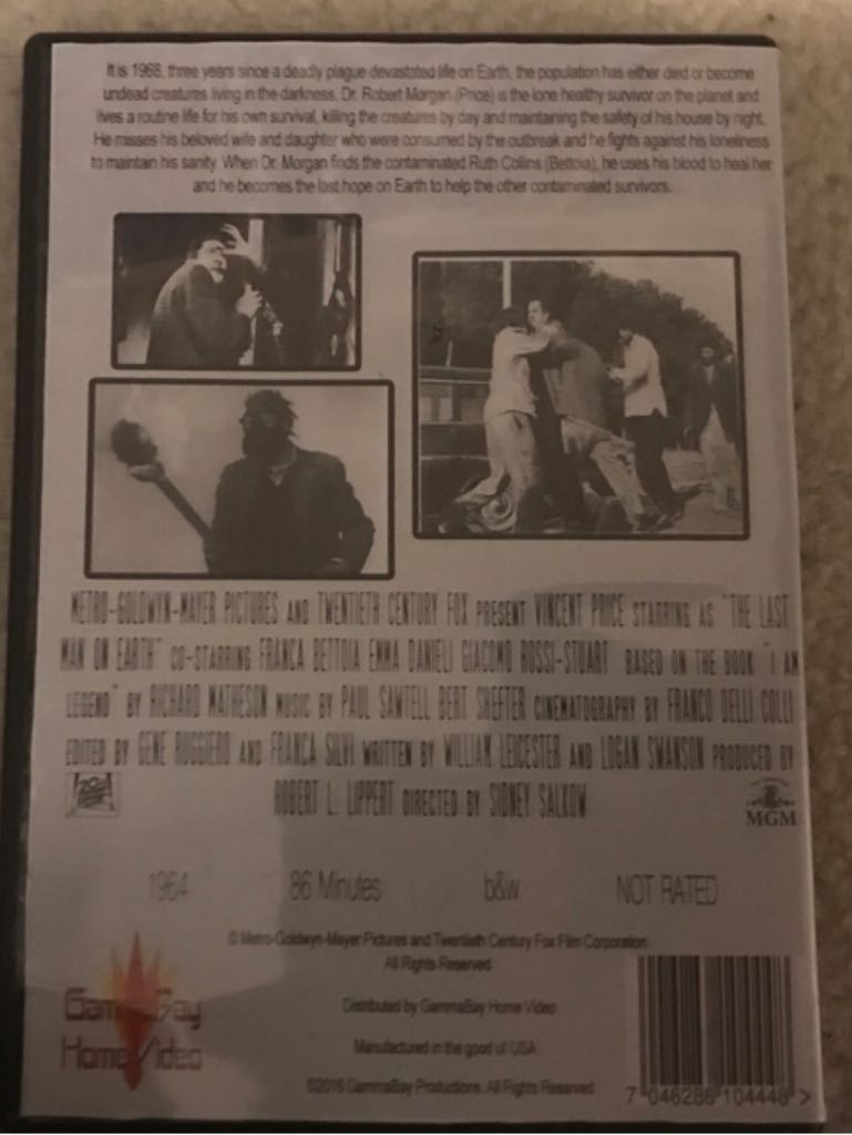 The Last Man on Earth DVD movie collectible - Main Image 2