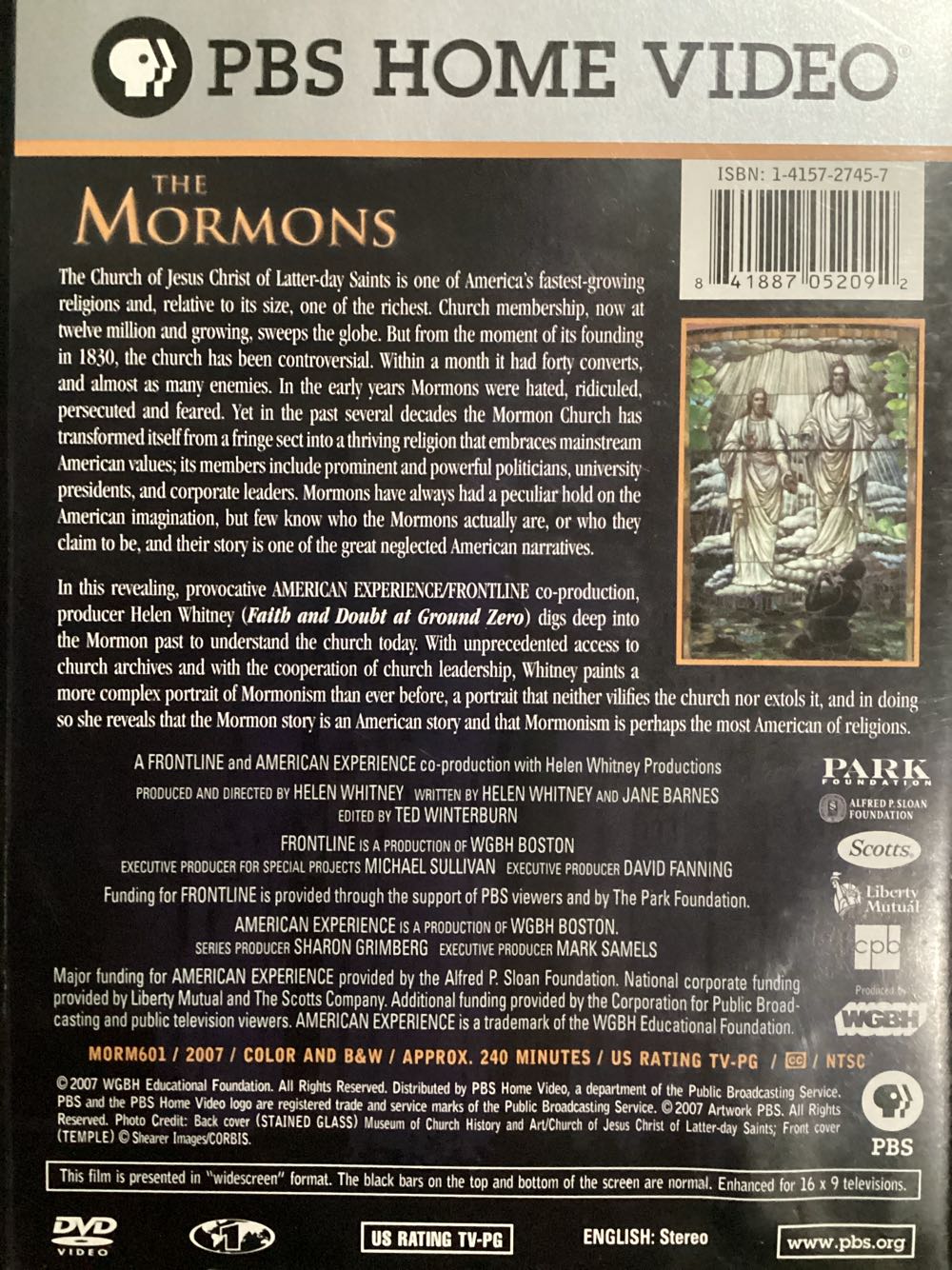 The Mormons DVD movie collectible [Barcode 841887052092] - Main Image 2