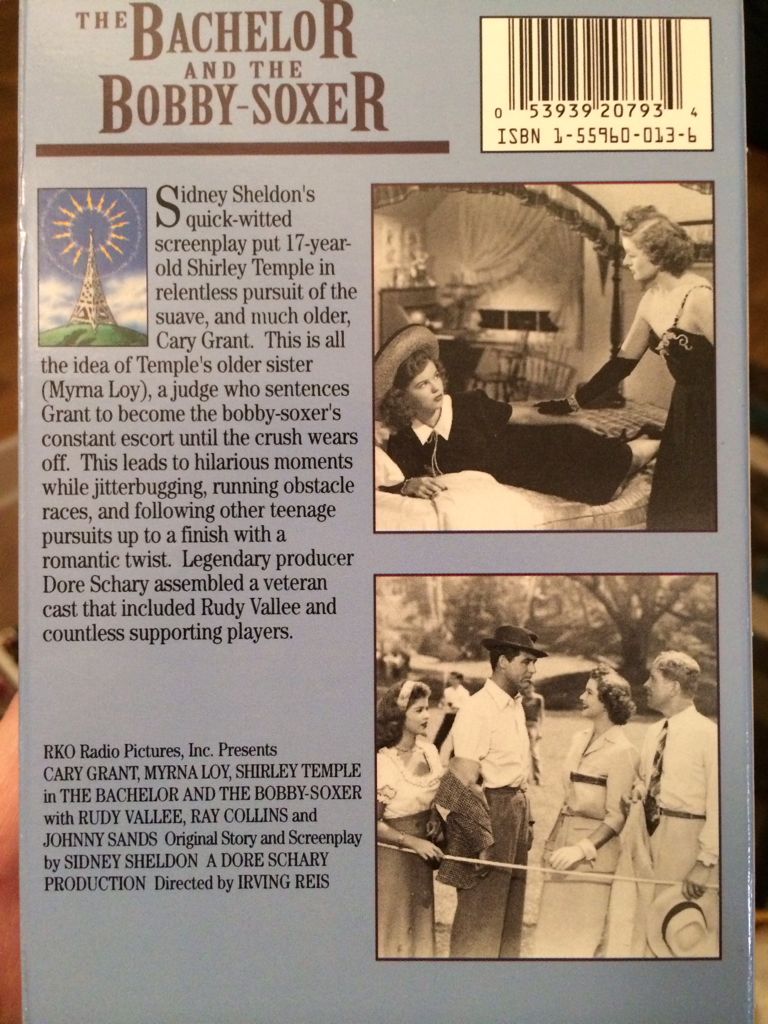 The Bachelor And The Bobby-Soxer VHS movie collectible - Main Image 2