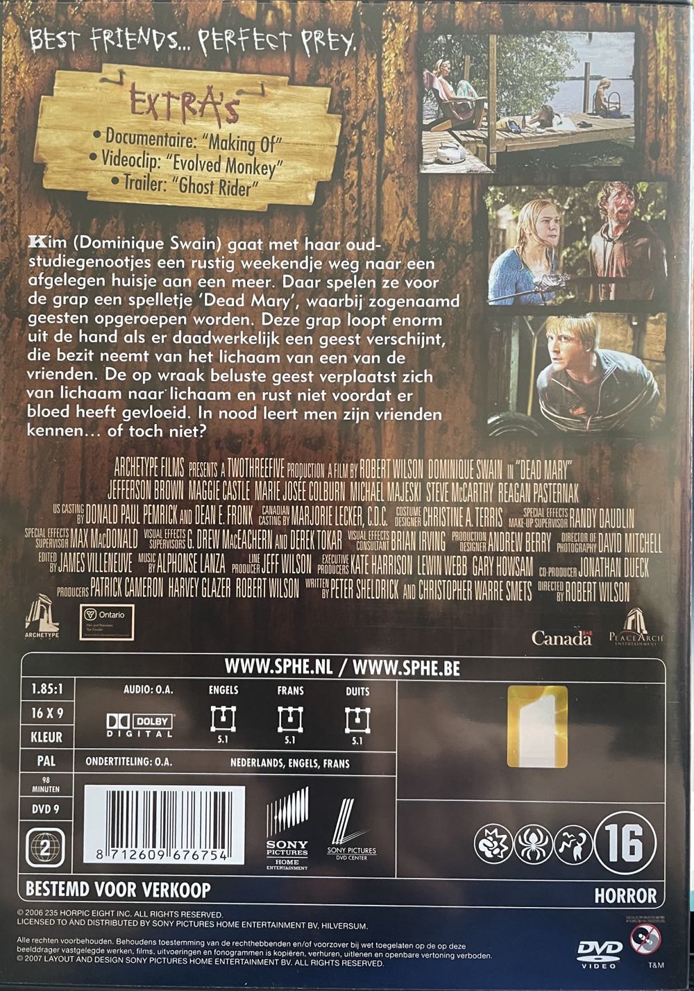 Dead Mary DVD movie collectible [Barcode 4030521476417] - Main Image 2
