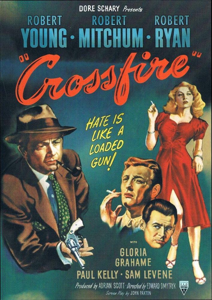 Crossfire (Robert Mitchum) DVD movie collectible [Barcode 5605189010618] - Main Image 1