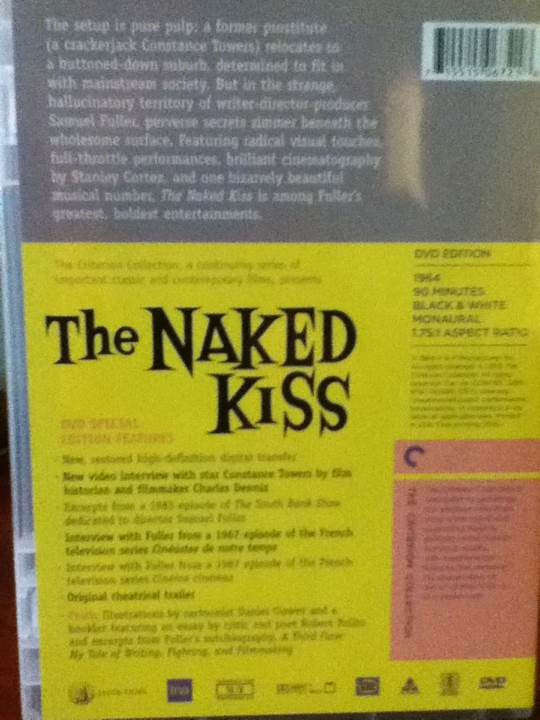 The Naked Kiss DVD movie collectible [Barcode 715515067218] - Main Image 2