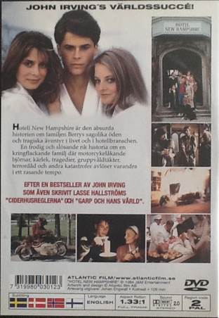 Jodie-Hotel New Hampshire DVD movie collectible [Barcode 05552078] - Main Image 2