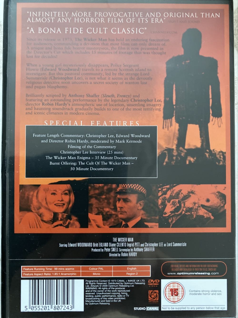 The Wicker Man DVD movie collectible [Barcode 5055201807243] - Main Image 2